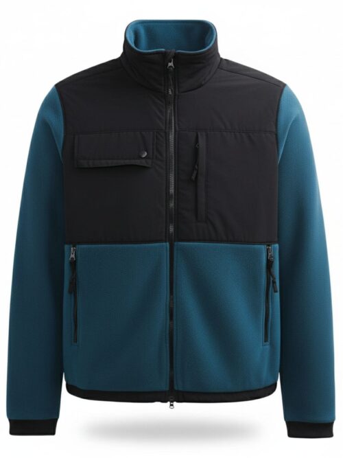 Men’s Fleece Jacket – Custom Logo Outdoor Winter Coat