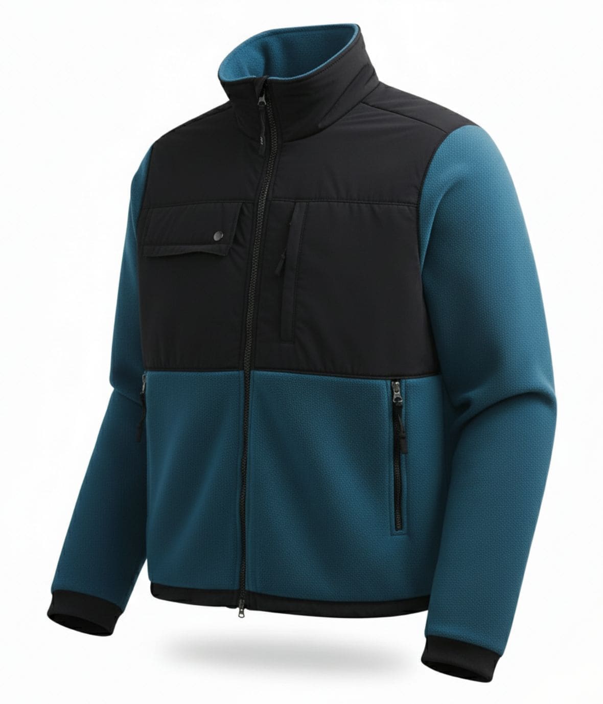 Men’s Fleece Jacket – Custom Logo Outdoor Winter Coat