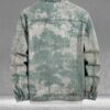 Ladies & Men’s Retro Denim Jacket | Light Green Art Print