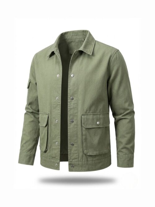 Men’s Casual Jacket OEM Cotton-Filled Work Coat Manufacturer