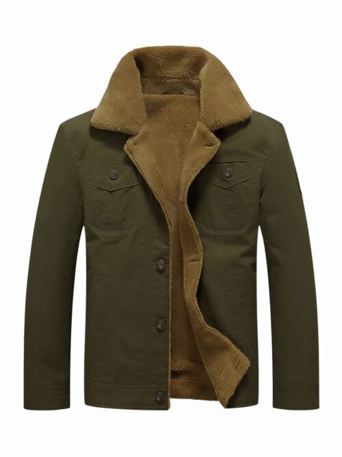 Men’s Canvas Jacket OEM Polyester Cotton Manufacturer